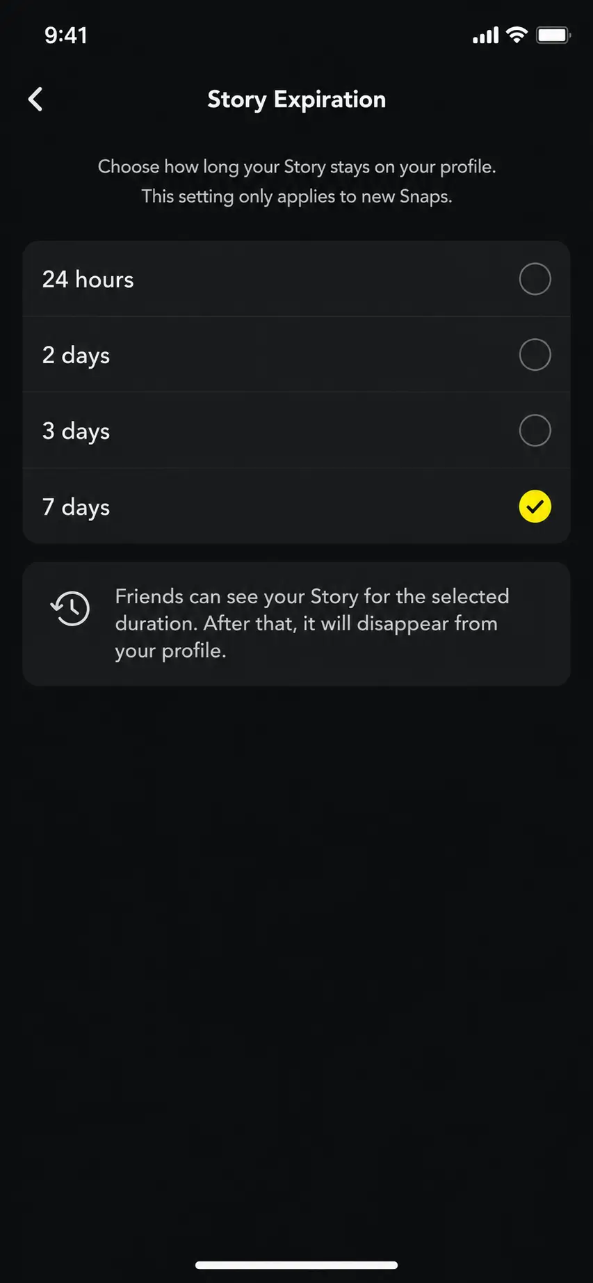 Signs someone has Snapchat Plus extended story after 24 hours and AI Bitmoji background on profile.